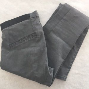 Helmet Lang super skinny cotton twill leggings.